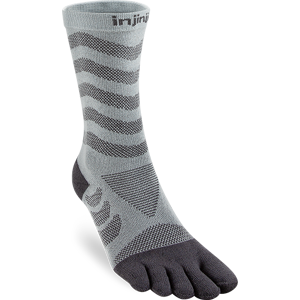 Injinji Women's Ultra Run Crew Slate M/L Injinji Women's Ultra Run Crew Slate M/L