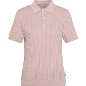 Barbour Women's Hartland Knitted Polo Jumper Primrose Pink 14 (L) Barbour Women's Hartland Knitted Polo Jumper Primrose Pink 14 (L)