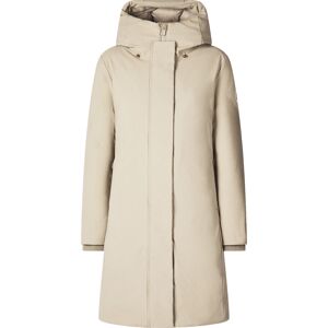 Save the Duck Women's Long Hooded Parka Sienna Rainy Beige M/L Save the Duck Women's Long Hooded Parka Sienna Rainy Beige M/L