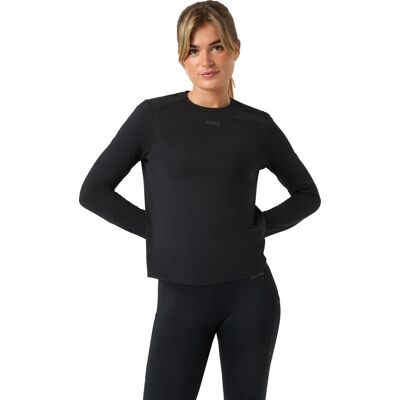 Björn Borg Women's Borg Running Feather Long Sleeve T-Shirt Black Beauty XS Björn Borg Women's Borg Running Feather Long Sleeve T-Shirt Black Beauty XS
