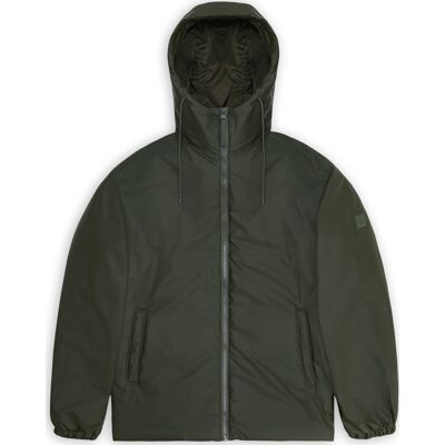 Rains Unisex Lohja Insulated Jacket W3T1 Green L Rains Unisex Lohja Insulated Jacket W3T1 Green L
