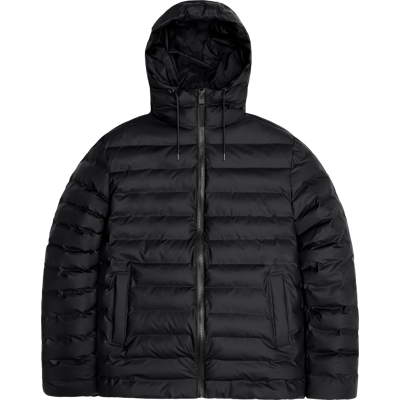 Rains Unisex Lohja Puffer Jacket W3T2 Black XS Rains Unisex Lohja Puffer Jacket W3T2 Black XS
