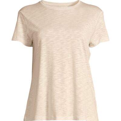 Casall Women's Soft Texture Tee Ecru 34 Casall Women's Soft Texture Tee Ecru 34