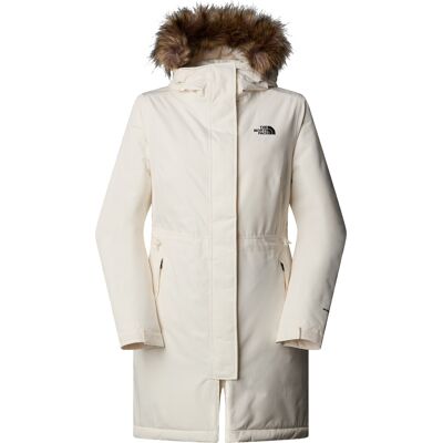 The North Face Women's Recycled Zaneck Parka White Dune S The North Face Women's Recycled Zaneck Parka White Dune S