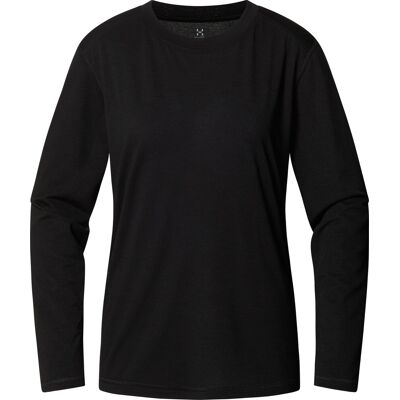 Haglöfs Women's Kaise Wool Long Sleeve Tee True Black M Haglöfs Women's Kaise Wool Long Sleeve Tee True Black M