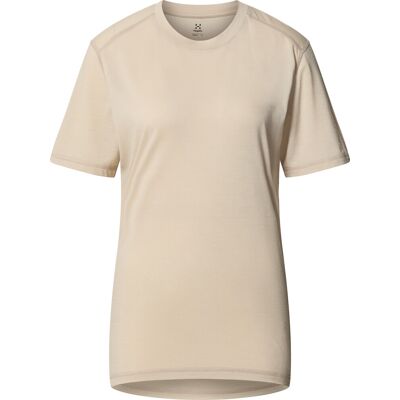 Haglöfs Women's Kaise Wool Tee Chalk Beige M Haglöfs Women's Kaise Wool Tee Chalk Beige M