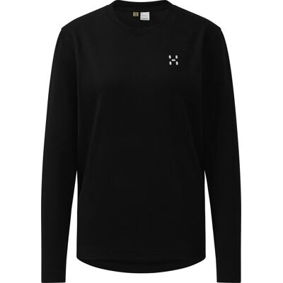Haglöfs Women's Long Sleev Tee True Black 1 M Haglöfs Women's Long Sleev Tee True Black 1 M