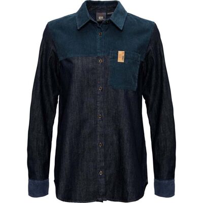 Elevenate Women's Verbier Shirt Raw Denim M Elevenate Women's Verbier Shirt Raw Denim M