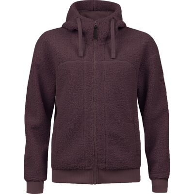 Halti Women's Lykky Fleece Jacket Fudge Maroon Red 34 Halti Women's Lykky Fleece Jacket Fudge Maroon Red 34
