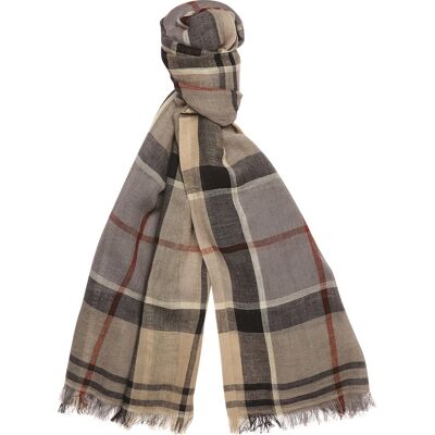Barbour Women's Welton Tartan Scarf Stone Dress Tartan OneSize Barbour Women's Welton Tartan Scarf Stone Dress Tartan OneSize