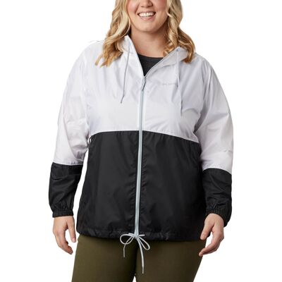 Columbia Women's Flash Forward Windbreaker White, Black S Columbia Women's Flash Forward Windbreaker White, Black S