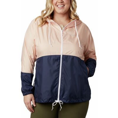 Columbia Women's Flash Forward Windbreaker Peach Cloud, Nocturnal XS Columbia Women's Flash Forward Windbreaker Peach Cloud, Nocturnal XS