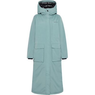 Didriksons Women's Leya Parka Long 4 Factory Blue 46 Didriksons Women's Leya Parka Long 4 Factory Blue 46
