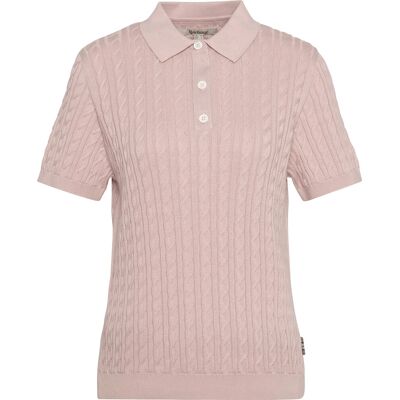 Barbour Women's Hartland Knitted Polo Jumper Primrose Pink 14 (L) Barbour Women's Hartland Knitted Polo Jumper Primrose Pink 14 (L)