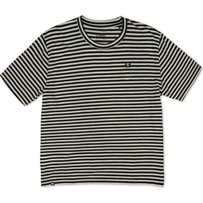 Mons Royale Women's Icon Merino Air-Con Relaxed Tee Mr Stripe L Mons Royale Women's Icon Merino Air-Con Relaxed Tee Mr Stripe L