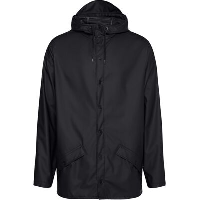 Rains Unisex Jacket Black XXL Rains Unisex Jacket Black XXL