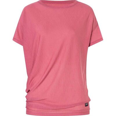 super.natural Women's Yoga Loose Tee Mauvewood S super.natural Women's Yoga Loose Tee Mauvewood S