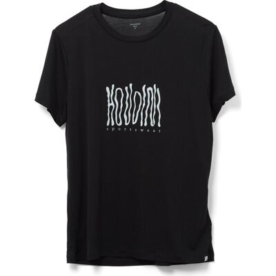 Houdini Women's Tree Message Tee True Black/Wave True Black / Wave L Houdini Women's Tree Message Tee True Black/Wave True Black / Wave L