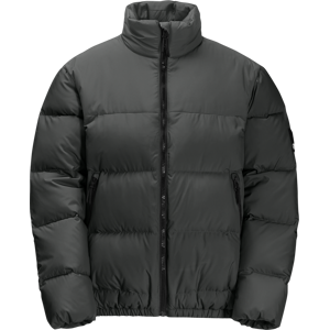 Jack Wolfskin Teens' Down Jacket Granite Black 176, Granite Black