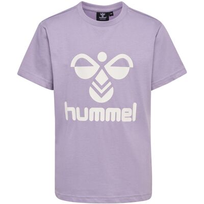 Hummel Kids' hmlTRES T-Shirt Short Sleeve Lavender Gray 146 Hummel Kids' hmlTRES T-Shirt Short Sleeve Lavender Gray 146