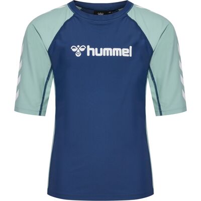 Hummel Kids' hmlFIJI Swim Tee Dark Denim 104 Hummel Kids' hmlFIJI Swim Tee Dark Denim 104