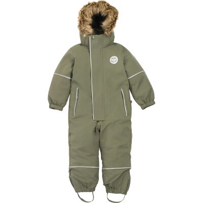 Viking Kids' Play Winter Playsuit Thermal Olive 122 Viking Kids' Play Winter Playsuit Thermal Olive 122
