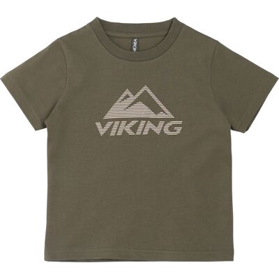 Viking Kids' Funtime T-Shirt Olive 110 Viking Kids' Funtime T-Shirt Olive 110