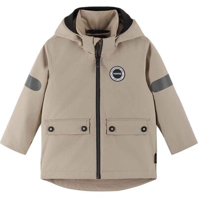 Reima Kids' tec Jacket Sydvest Earthy Beige 116 Reima Kids' tec Jacket Sydvest Earthy Beige 116
