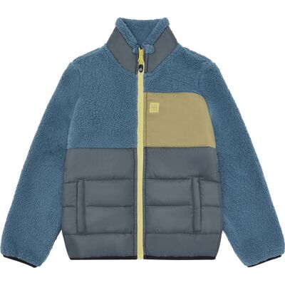 Color Kids Kids' Fleece Jacket With Quilt Coronet Blue 98 Color Kids Kids' Fleece Jacket With Quilt Coronet Blue 98