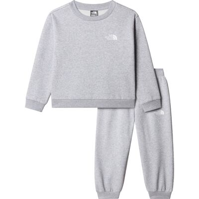 The North Face Kids' Simple Dome Fleece Set TNF Light Grey Heather 5 The North Face Kids' Simple Dome Fleece Set TNF Light Grey Heather 5