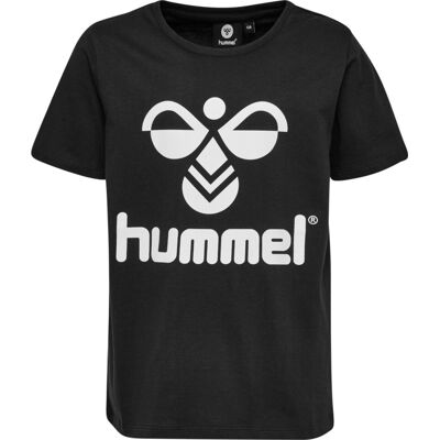 Hummel Kids' hmlTRES T-Shirt Short Sleeve Black 134 Hummel Kids' hmlTRES T-Shirt Short Sleeve Black 134