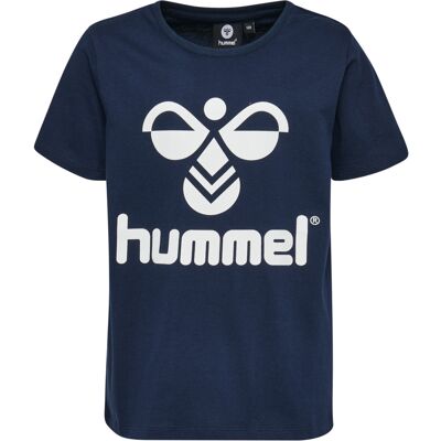 Hummel Kids' hmlTRES T-Shirt Short Sleeve Black Iris 116 Hummel Kids' hmlTRES T-Shirt Short Sleeve Black Iris 116