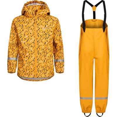 Urberg Kids' Malme PU Rain Set Sunflower 110/116 Urberg Kids' Malme PU Rain Set Sunflower 110/116