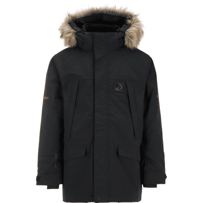 Didriksons Kids' Sylvin Parka Black 140 Didriksons Kids' Sylvin Parka Black 140