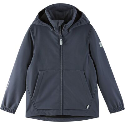 Reima Juniors' Softshell Jacket Koivula Soft Black 134 Reima Juniors' Softshell Jacket Koivula Soft Black 134