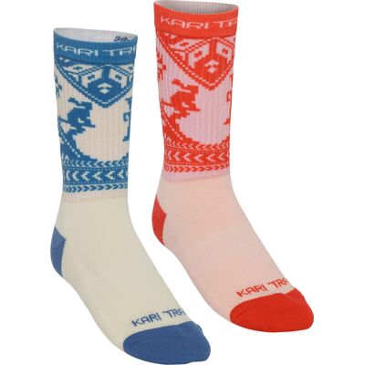 Kari Traa Women's Puffin Sock 2-pack Strong Red 36-37 Kari Traa Women's Puffin Sock 2-pack Strong Red 36-37