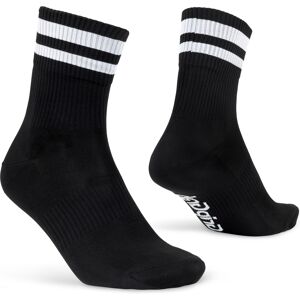 Gripgrab Original Stripes Crew Socks Black M (41-44), Black