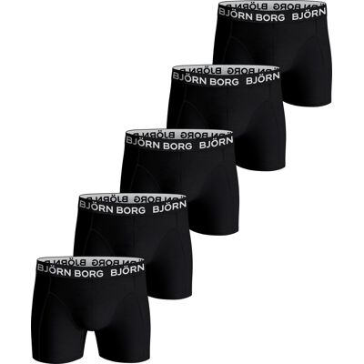 Björn Borg Men's Cotton Stretch Boxer 5p Multipack 1 L Björn Borg Men's Cotton Stretch Boxer 5p Multipack 1 L