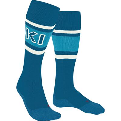 Falke Men's Sk2 Intermediate Skiing Knee-High Socks King Fisher 42-43 Falke Men's Sk2 Intermediate Skiing Knee-High Socks King Fisher 42-43