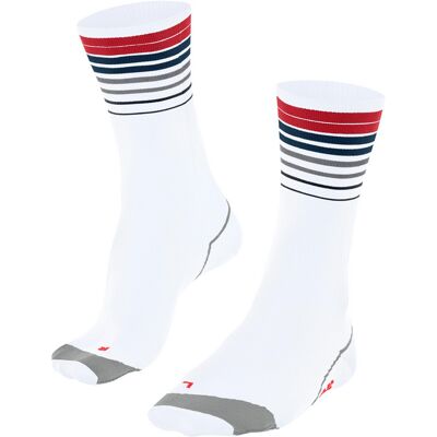 Falke Unisex BC Impulse Reflect Biking Socks White/red 39-41 Falke Unisex BC Impulse Reflect Biking Socks White/red 39-41