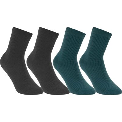 Urberg Unisex Merino Wool Ribb Sock 4-pack One size Urberg Unisex Merino Wool Ribb Sock 4-pack One size