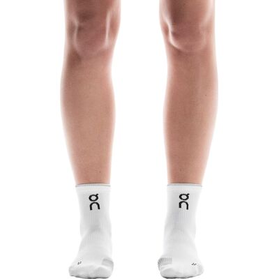 On Unisex Performance Run Sock Mid White/Glacier 47-49 On Unisex Performance Run Sock Mid White/Glacier 47-49