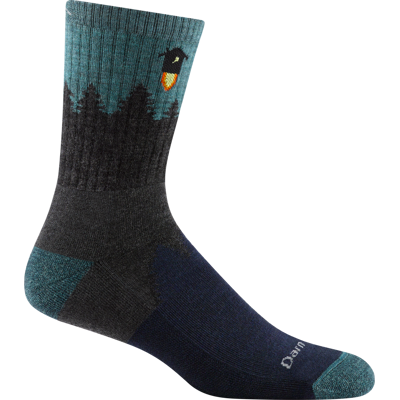 Darn Tough Men's Number 2 Micro Crew Midweight Hiking Sock Gray Gray M Darn Tough Men's Number 2 Micro Crew Midweight Hiking Sock Gray Gray M