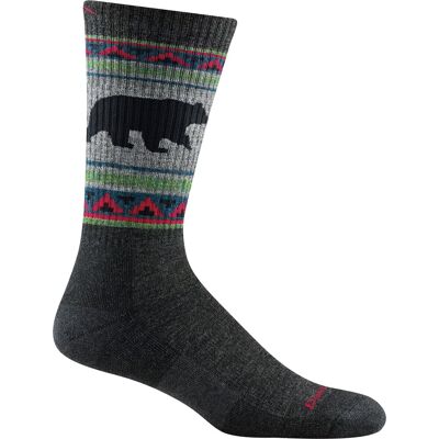 Darn Tough Men's VanGrizzle Boot Midweight Hiking Sock Cushion Charcoal Charcoal L Darn Tough Men's VanGrizzle Boot Midweight Hiking Sock Cushion Charcoal Charcoal L