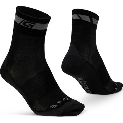Gripgrab Merino Regular Cut Sock Black M Gripgrab Merino Regular Cut Sock Black M