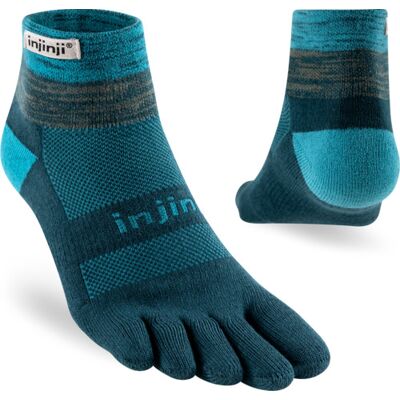 Injinji Men's Trail Midweight Mini Crew Midnight M Injinji Men's Trail Midweight Mini Crew Midnight M