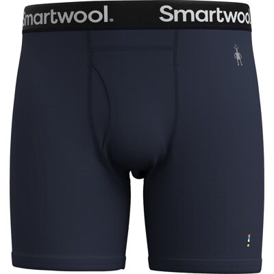 Smartwool Men's Merino Boxer Brief Boxed Deep Navy S Smartwool Men's Merino Boxer Brief Boxed Deep Navy S
