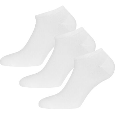 Urberg - Bamboo Shaftless Sock 3-Pack - Bright White - 39-42 - Strumpor Urberg - Bamboo Shaftless Sock 3-Pack - Bright White - 39-42 - Strumpor
