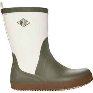 Viking Seilas Heritage Rubber Boot Olive/brown 36 Viking Seilas Heritage Rubber Boot Olive/brown 36