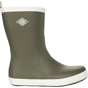 Viking Seilas Heritage Rubber Boot Olive/eggshell 41 Viking Seilas Heritage Rubber Boot Olive/eggshell 41